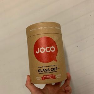 JOCO Reusable Glass Coffee Cup
